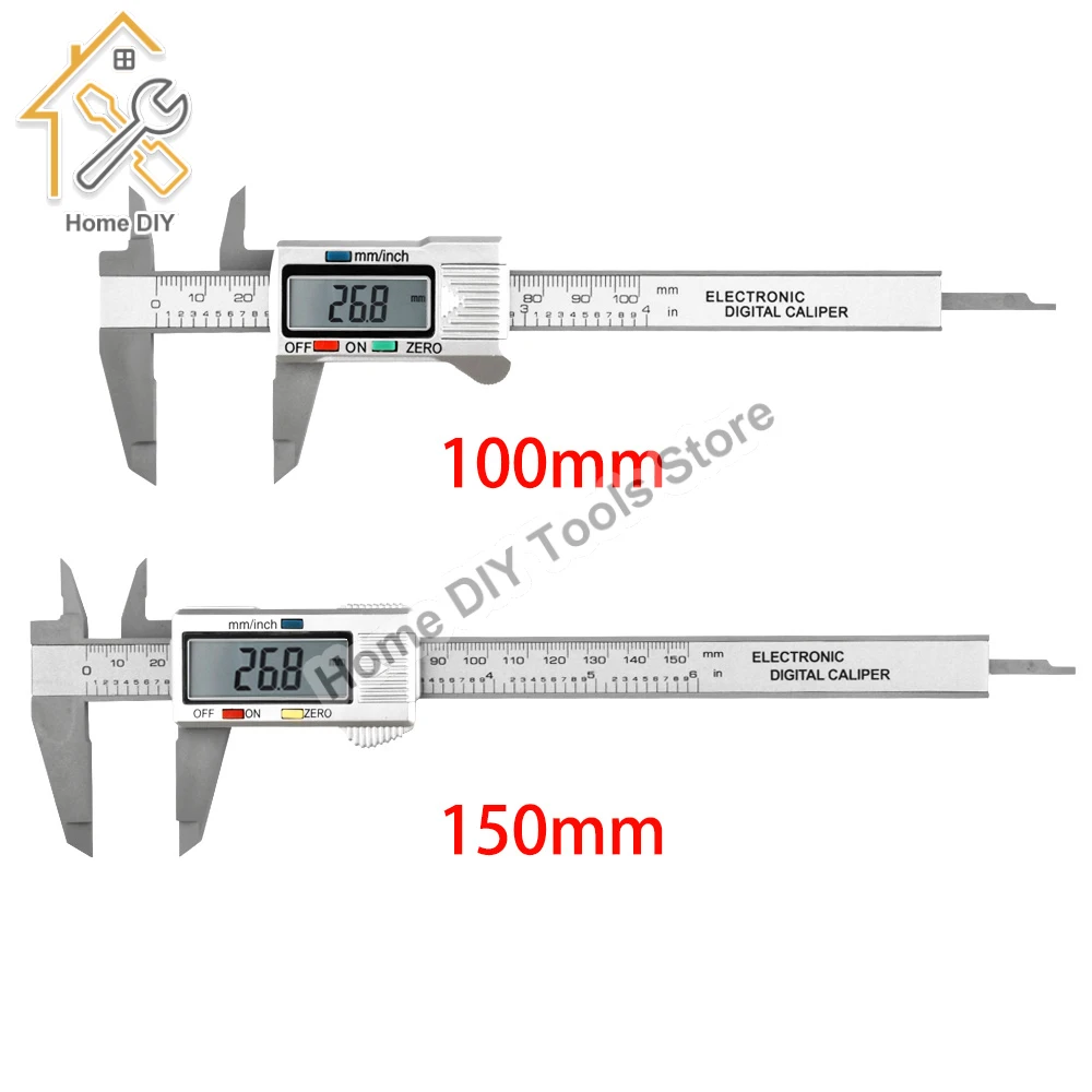 0-150mm Digital Pachometer Professional Vernier Caliber Measuring Tools Woodworking Thickness Gauge Depth Electronic Ruler images - 6