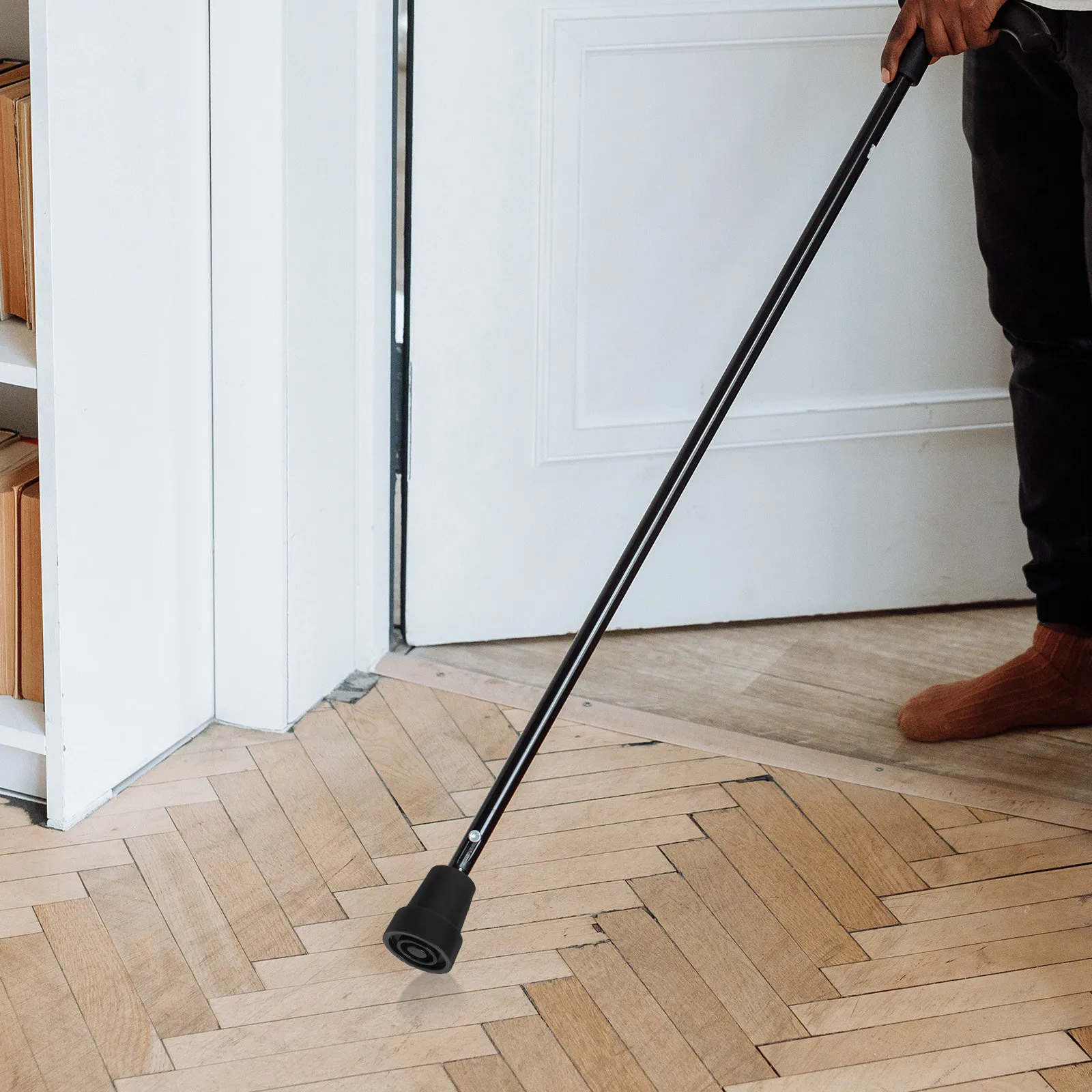 

6Pcs Replacement Rubber Foot Pads for Canes Crutches Walking Poles Anti- Secure Fit Shock Absorption Balance Support