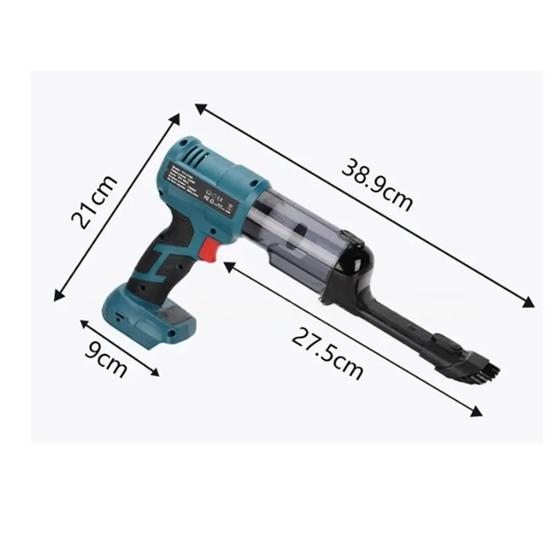 Mini Electric Vacuum Cleaner Wireless Handheld Home Cleaner Blower For 18V Battery-B61B
