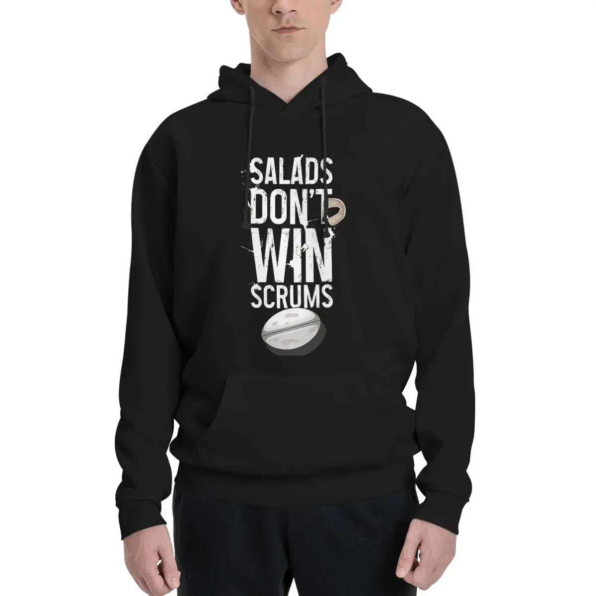 Chemise de Rugby drôle salades Don T Win Scrums sweat à capuche neutre pull pour hommes chemises pour hommes