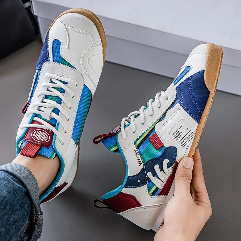 Scarpe da uomo Moda Versatile Color Block Scarpe casual Sneakers di lusso per uomo Scarpe Forrest Gump Scarpe sportive comode da corsa