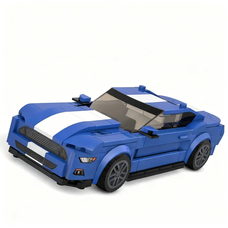 290pcs MOC Forded Mustangesd GT 5 0 Model Toys Building Blocks Architecture Christmas Gifts Kids Birthday Creative DIY Idea