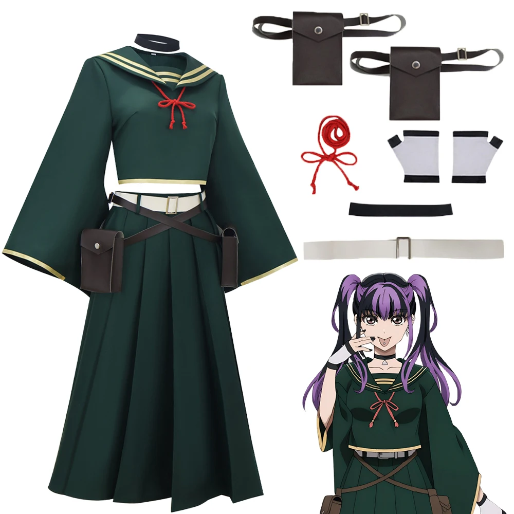 

Фантазия аниме Account of Dead Kiyomi Urusugawa, одежда для косплея, женский костюм Disfraz, женская карнавальная праздничная одежда на Хэллоуин