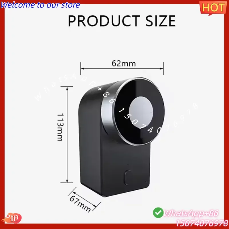 2026 Secukey Smart Euro Lock TTLock App BLE Control Thumb Turn Knob Without Changing the Lock Cylinder High Security Access view 6