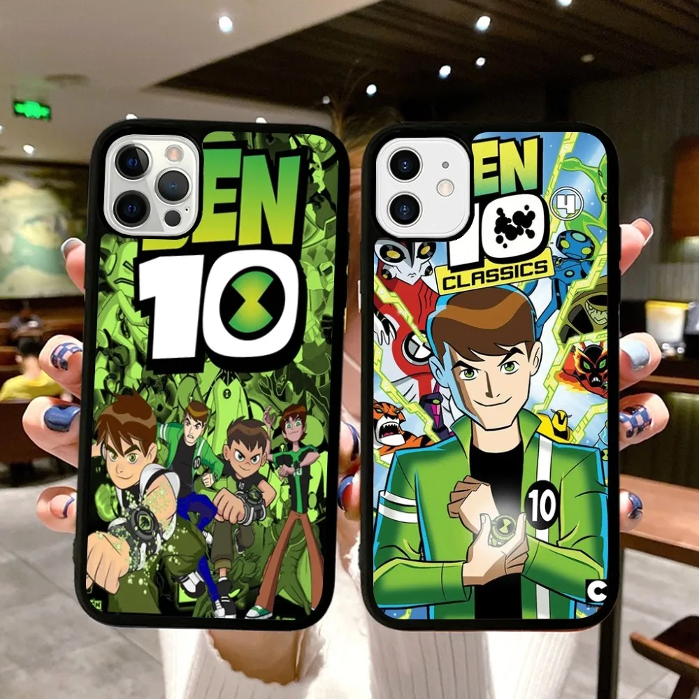 B-Ben Cartoon 10 Phone Case Silicone PC+TPU For Samsung S10 20 30 22 23 24 Plus Lite Mobile Cases