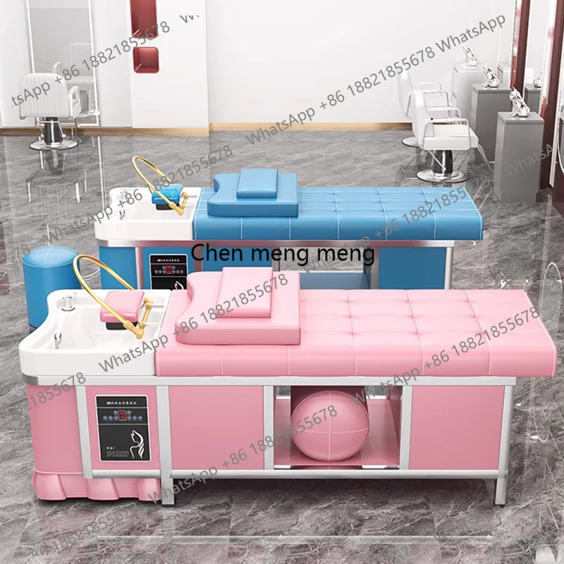

High-end Nordic Shampoo Chairs Beauty Stylist Comfort Shampoo Bed Hairdressing Shower Salon Furniture Silla Peluqueria