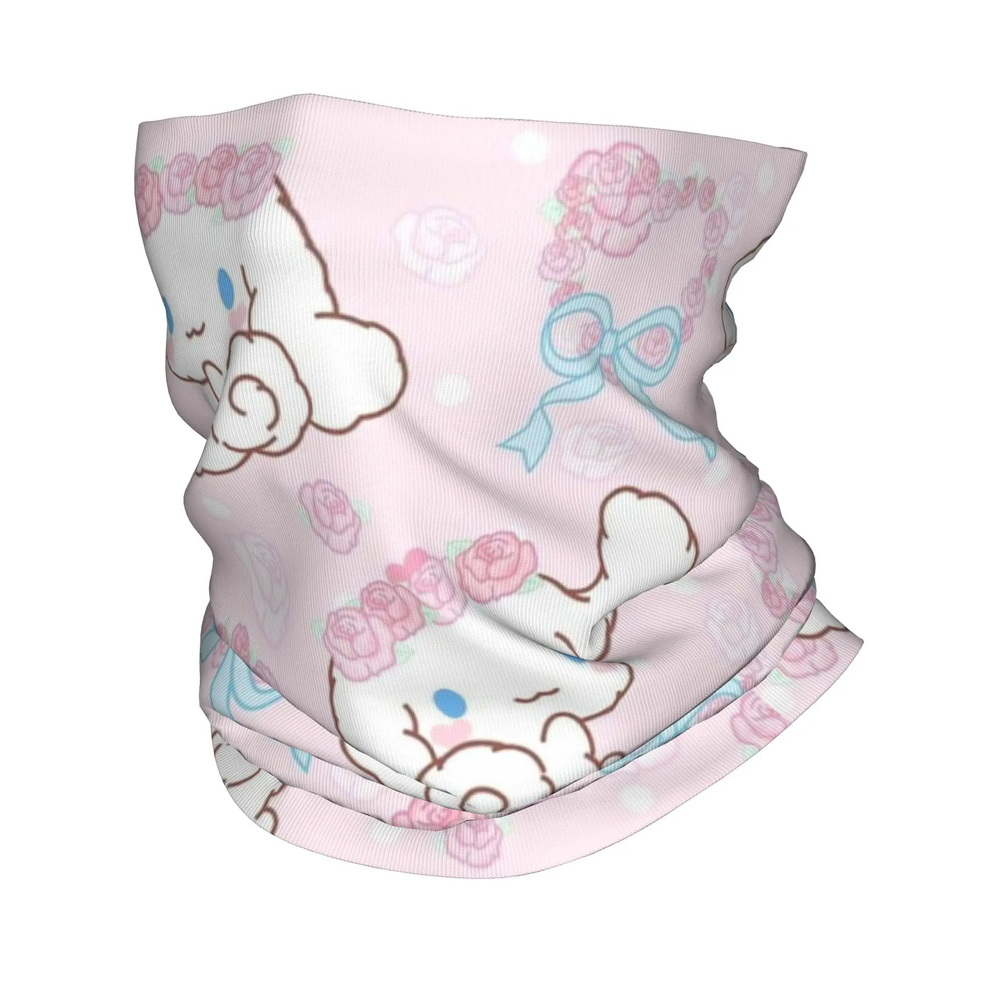 Custom Cinnamoroll New Animes Cartoon Neck Gaiter Men Women UV Protection Winter  Bandana Scarf for Cycling