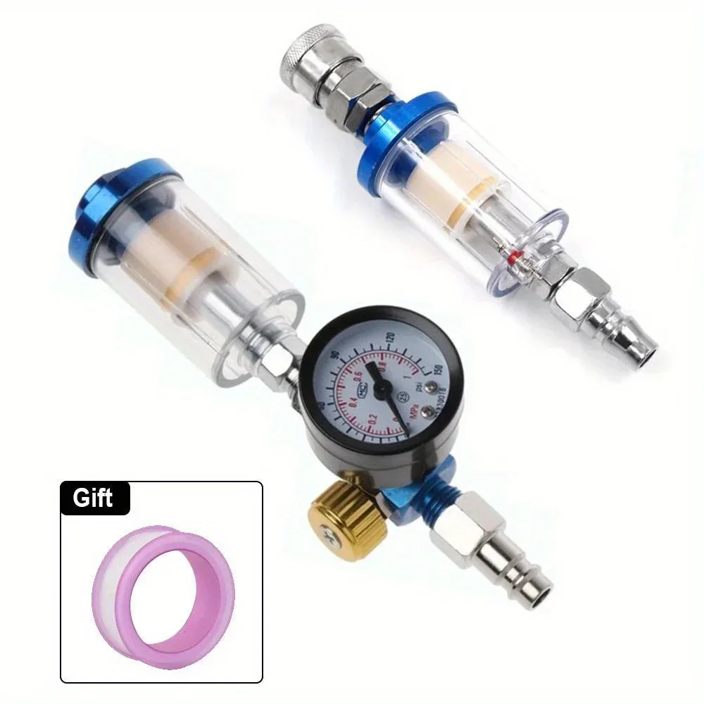 Car Paint Spray Gun Pressure Regulator Spray Gun Pneumatic Tool Pressure Regulating Valve Water Pavilion Water Trap Filter