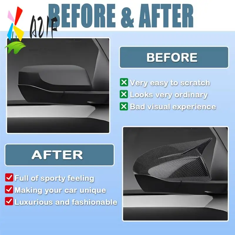 

A21F-Rearview Mirror Cover Trim For Colorado 2023 2024 Side Mirror Cap Accessories