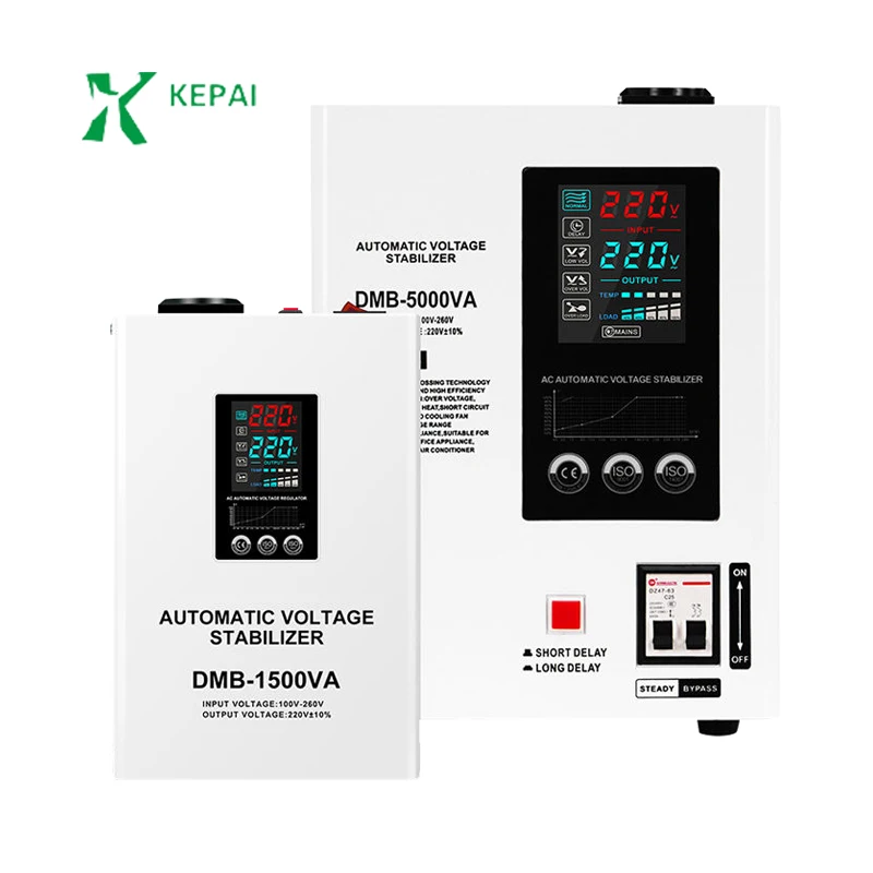 Wholesale Price DMB-5000VA Single Phase Wall Mount Voltage Stabilizer 80-260V 50/60HZ for Household Appliances