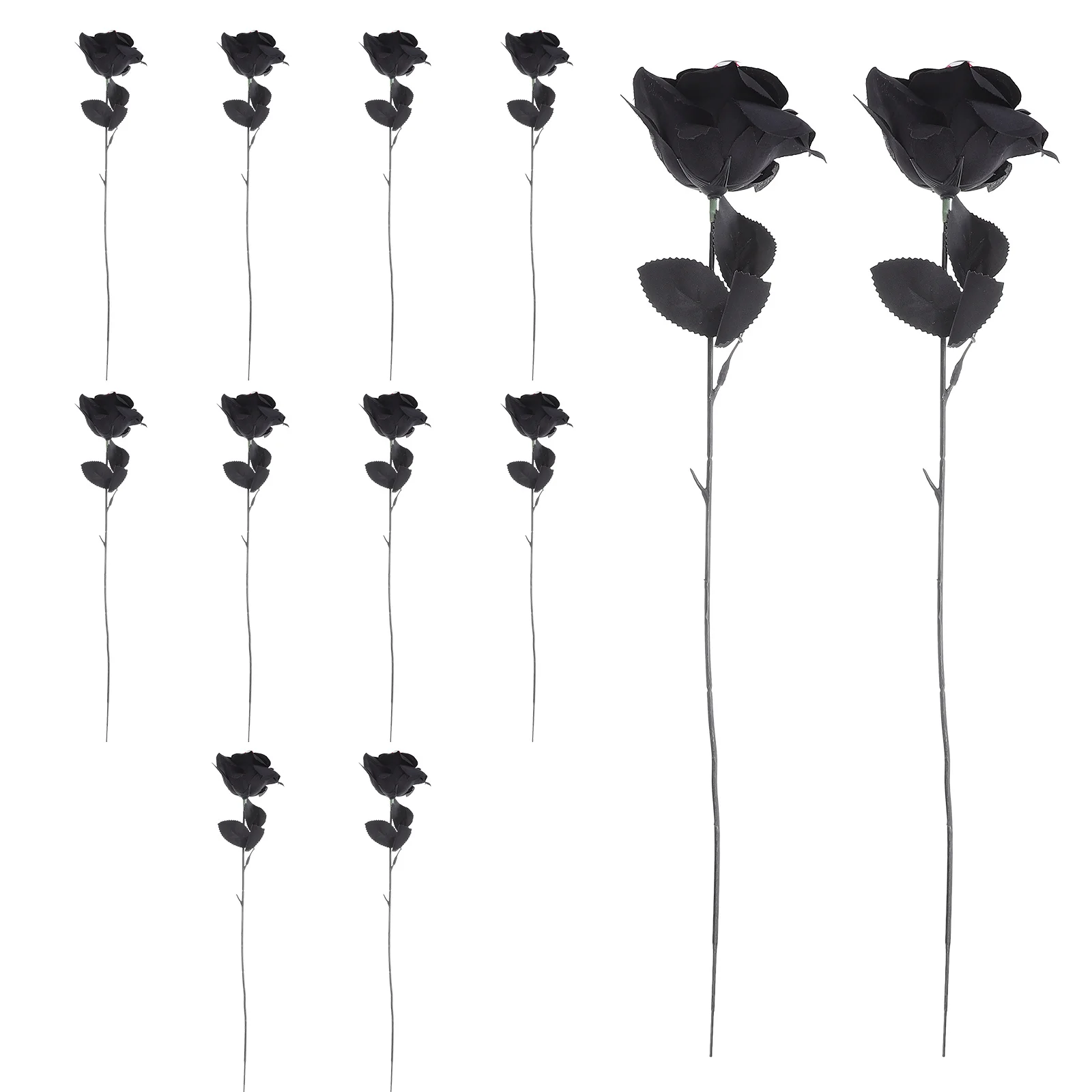 

12Pcs Artificial Halloween Faux Rose Flowers Eyeball Bouquet Spooky Party Decoration Indoor Outdoor