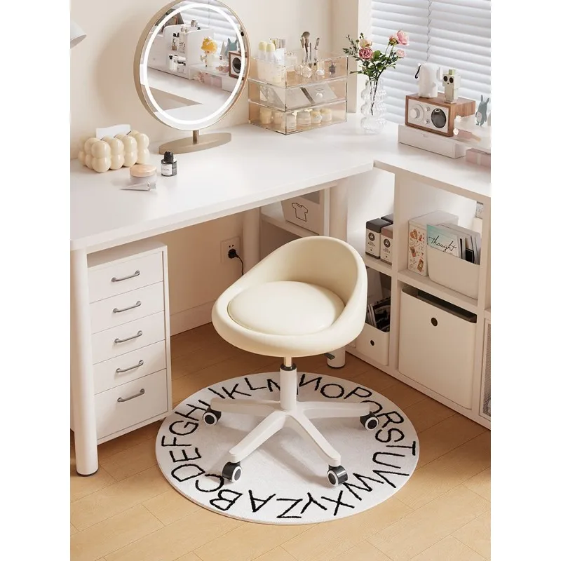 New makeup chair dresser stool backrest master bedroom stool premium makeup manicure chair