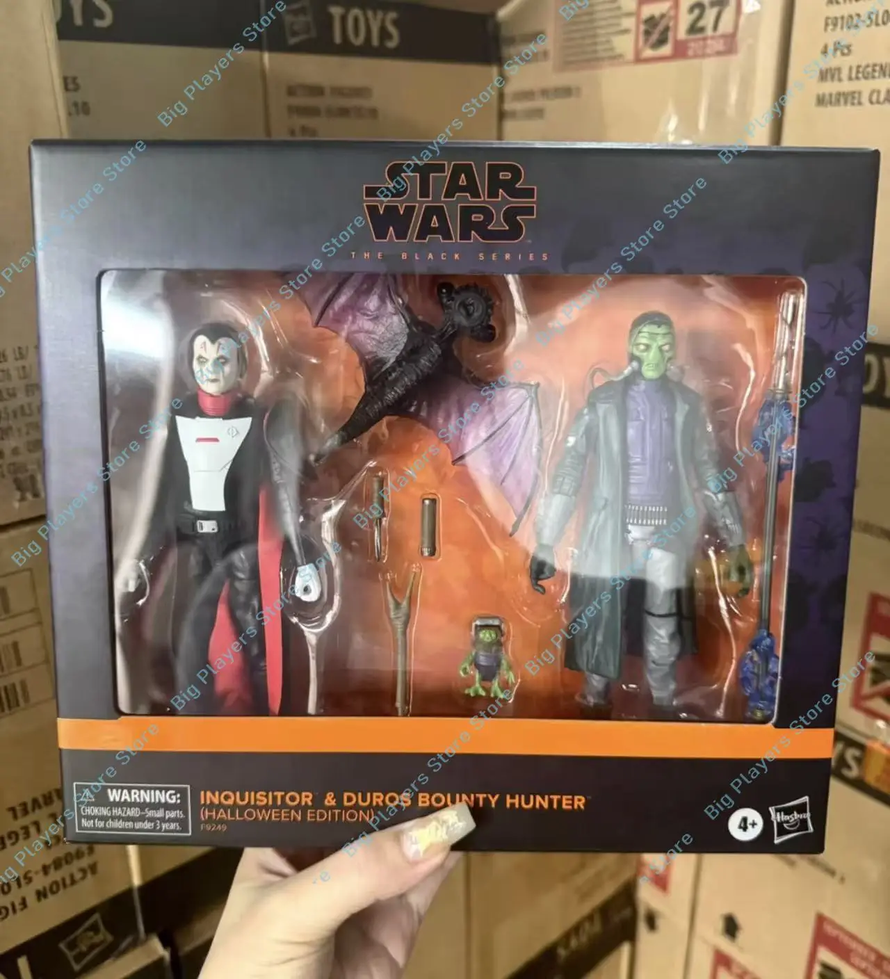 

Hasbro Star Wars Halloween Painting Inquisitor Douro Bounty Hunter 6 Inches To Move