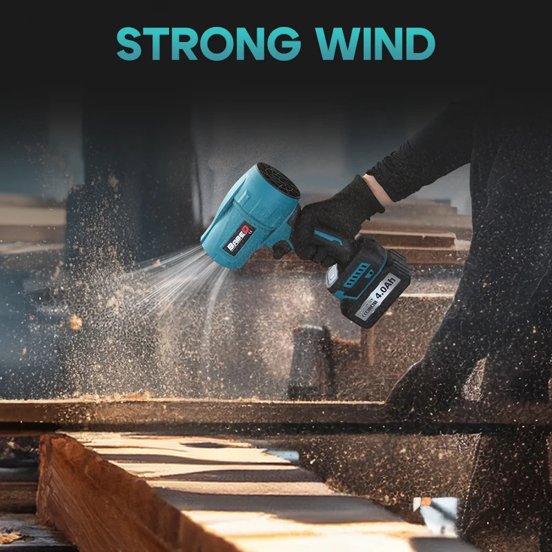 4000W Brushless Electric Turbo Blower Jet Fan 400M/S 800000RPM Handheld Leaf Blower Dust Blowing Tool for Makita 18V Battery Pin - Image 5