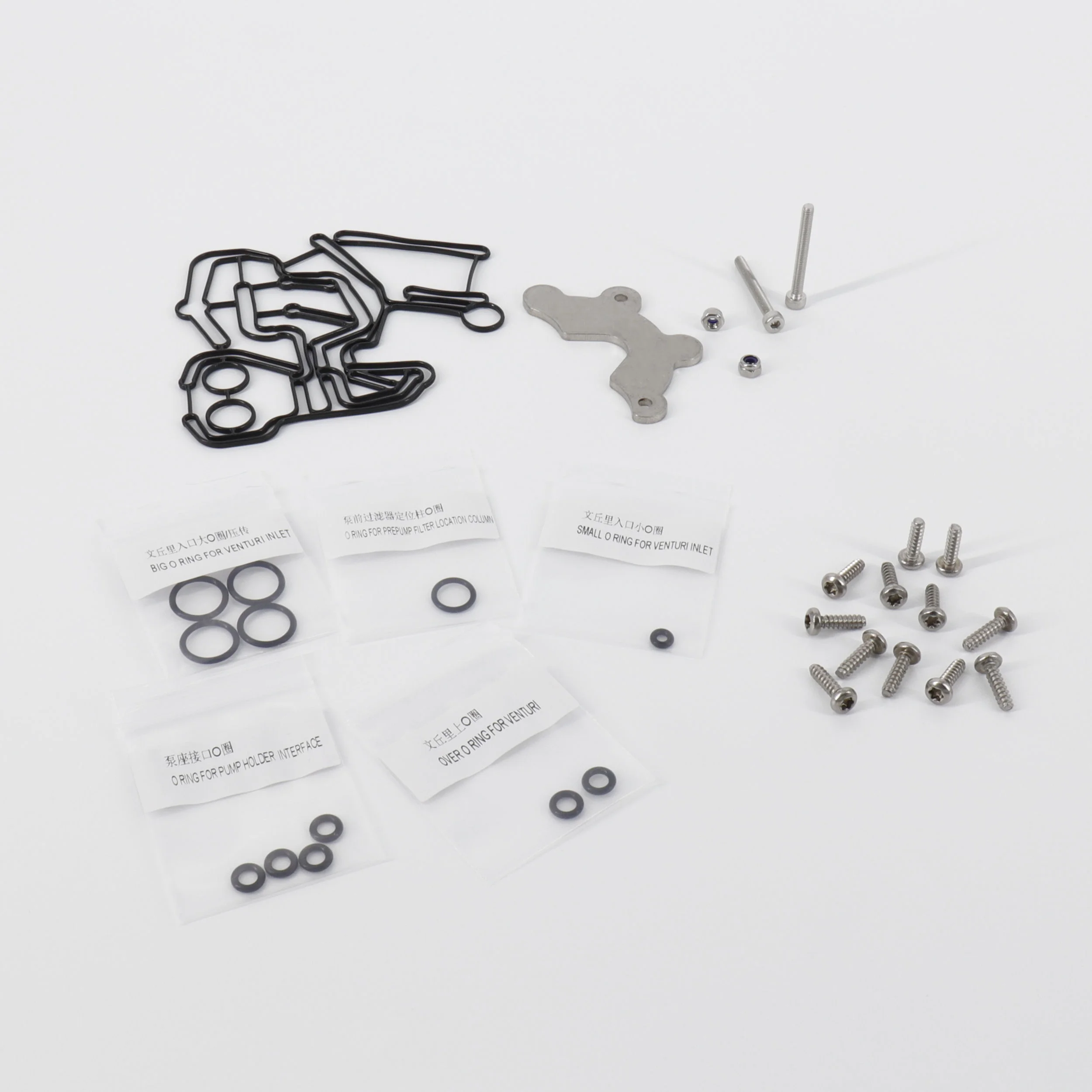 VJ1000 series ink core oring and screw kits use for Videojet 1210 1220 1510 1520 1530 1550 1610 1620 inkjet coding printer
