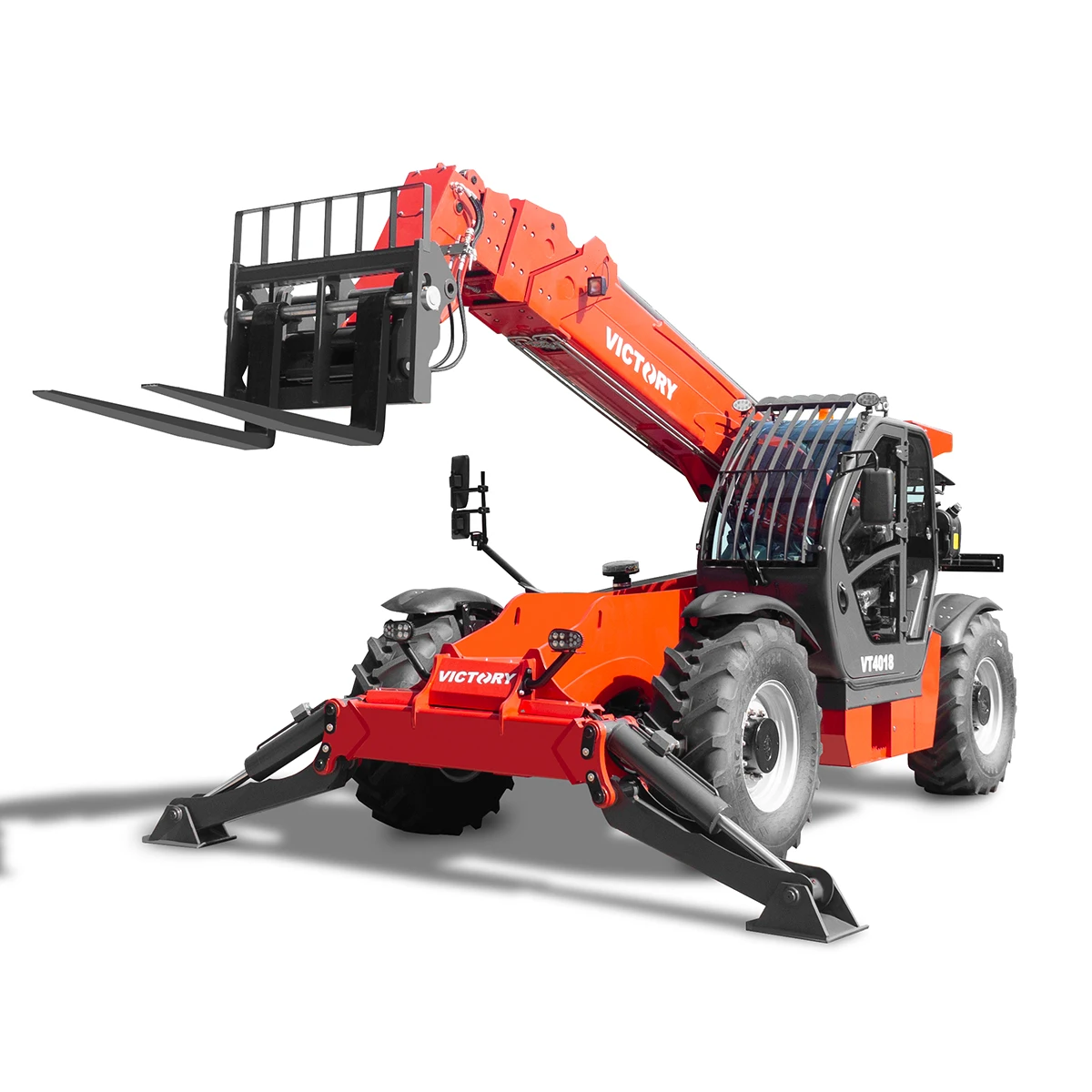 Articulated Compact Small Forklift Telescopic Mini Telehandler Wheel Loader Mini