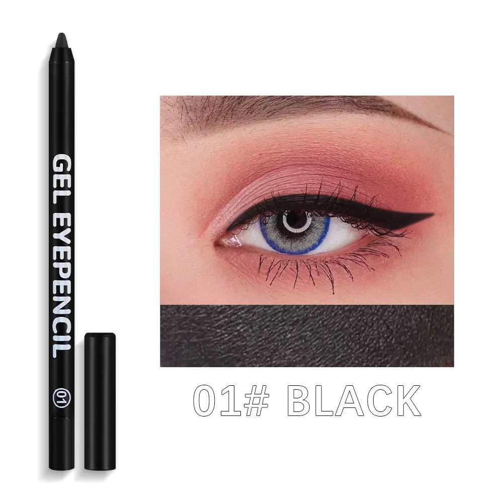 Matita per sopracciglia colorata con eyeliner bianco Matita per ombretto con matita schiumogena sottopelo resistente al sudore impermeabile