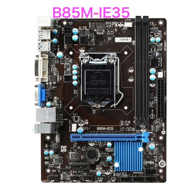 

Подходит для настольной материнской платы MSI B85M-IE35, материнская плата B85M LGA 1150 DDR3, 100% протестирована, ОК, полностью работает