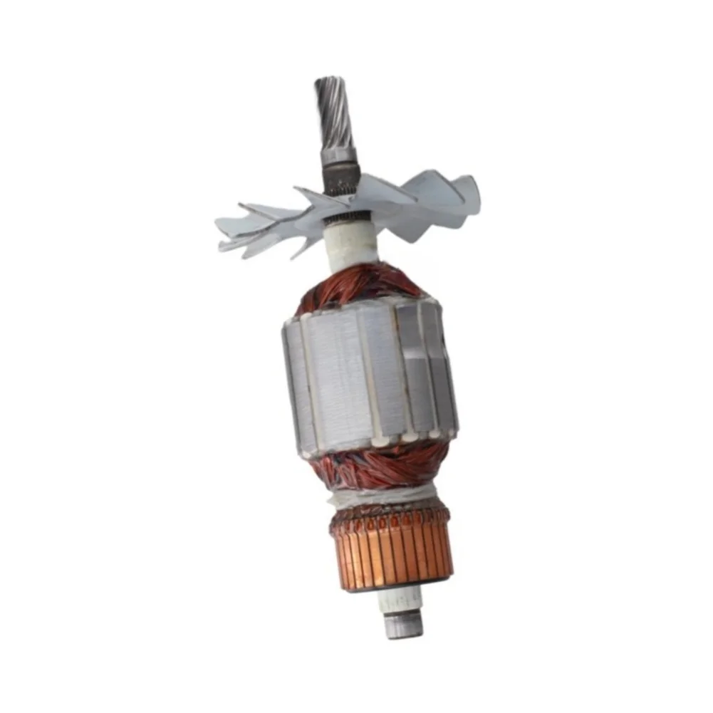 For Workshop Use Rotor Armature Tool Part For Chop Saws Power Tool Accessory Metal Construction High Conductivity