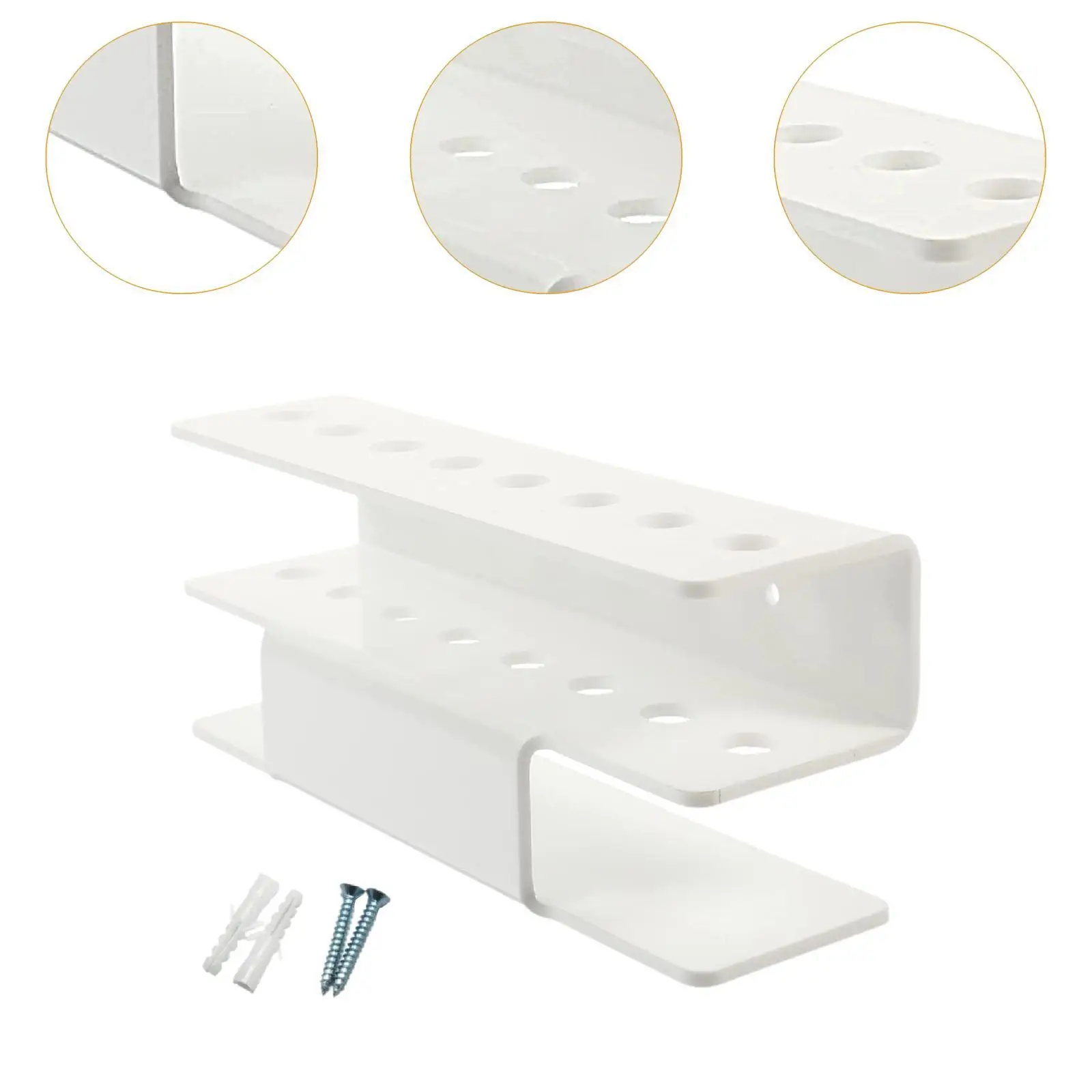 Soporte para dardos, estante de almacenamiento para dardos de interior, práctico soporte de mesa para montaje en pared, tablero trasero de tablero de dardos, 8 agujeros de acrílico para Bar