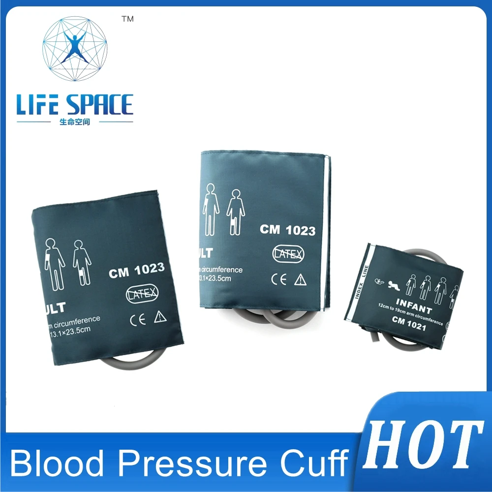 Wholesale Adult Blood Pressure Cuff 25-35cm Arm Cuff For Sphygmomanometer Digital Monitor Single Tube Tonometer Cuff