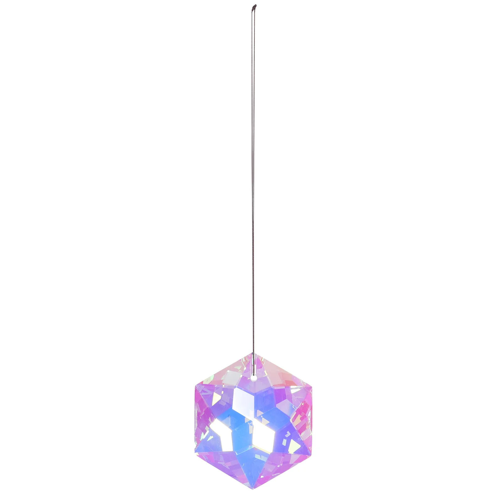 

Crystal Prism Sun Catcher Colorful Light Refraction Hanging Ornament For Window Car Balcony Home Decor Indoor Outdoor Space