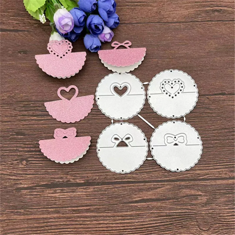 3D bag topper head Metal Cutting Dies Stencils For DIY Scrapbooking Decorative Embossing Handcraft Template
