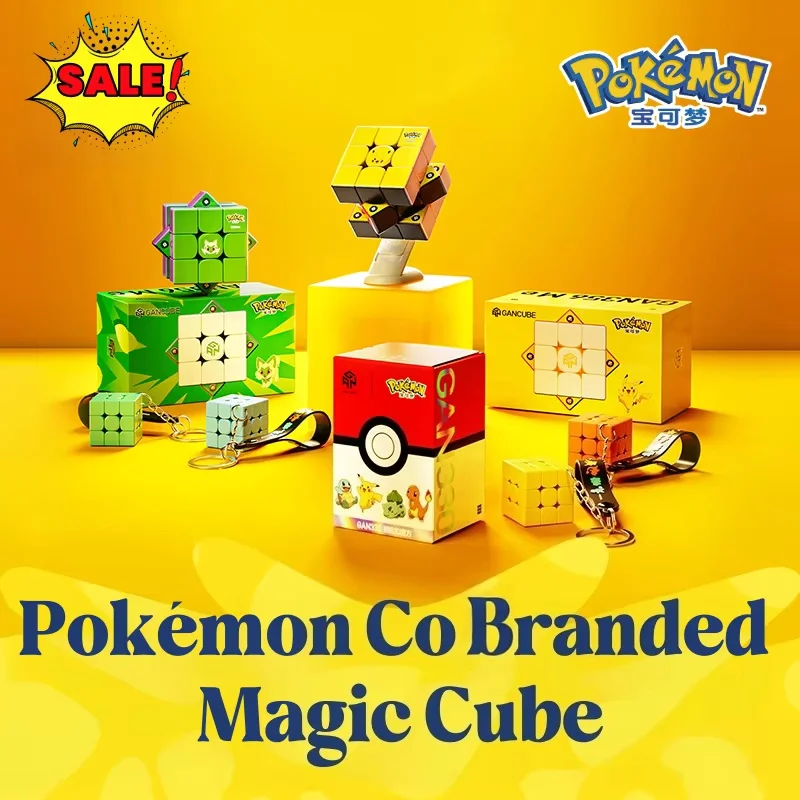 

Новый оригинальный PokéMon Co фирменный магнетизм Magic Cube развивающие игрушки праздничный подарок коллекционные предметы на складе