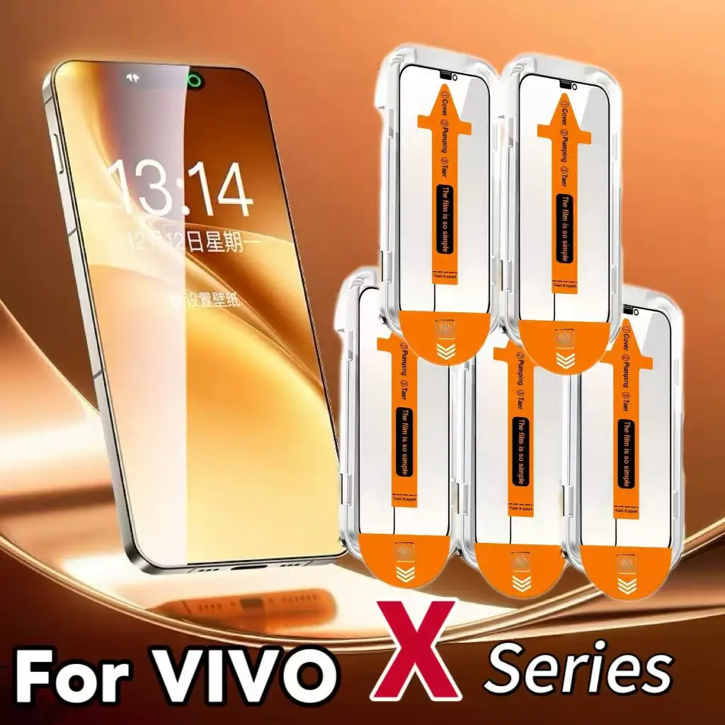 

High Definition Tempered Glass Screen Protector 5-Pack for VIVO X Series Smartphones