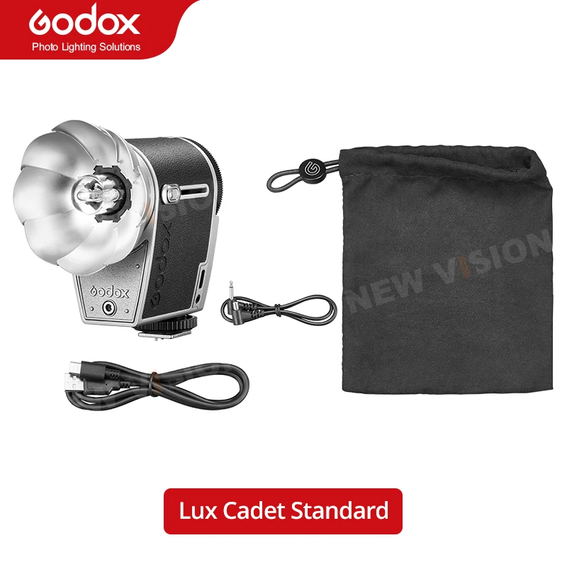 Godox Lux Cadet Rétro Appareil Photo Flash CCT 6200K±300K GN10 Speedlight Auto/Manuel Mode Flash pour Canon Sony Nikon Fuji Olympus Panasonic Appareils Photo