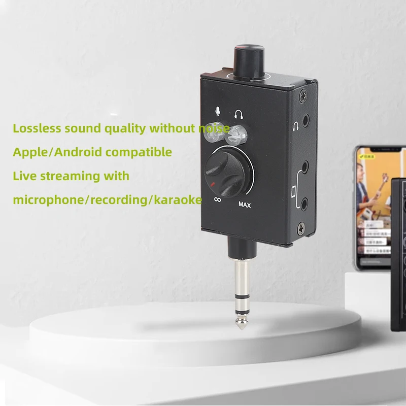 Mixer scheda audio per computer Convertitore di registrazione per monitor per telefono cellulare Anche mai K Song Game Audio Live matchbox