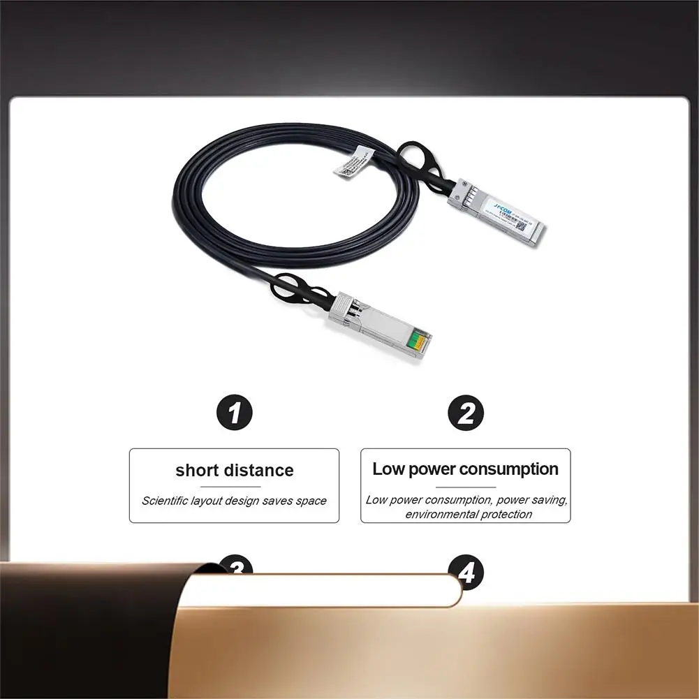 

JT-COM 10 ГБ SFP+ DAC Twinax кабель, пассивный, для SFP-H10GB-CU2M, Ubiquiti, , Mikrotik, Netgear, D-Link-X64A