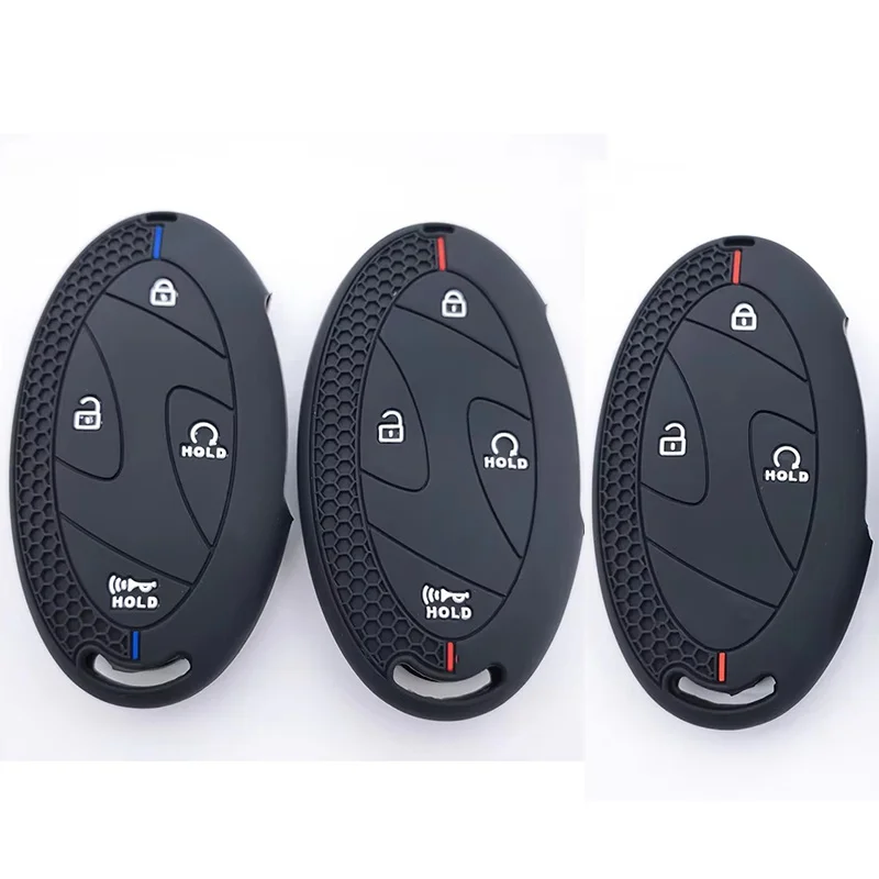 Für Hyundai Kona Ioniq Santa Fe MX5 Tucson 2025 Stub Hub 2024 Silikon Auto Fernbedienung Schlüssel Fall Kappe Abdeckung Shell schlüsselanhänger Fob Halter