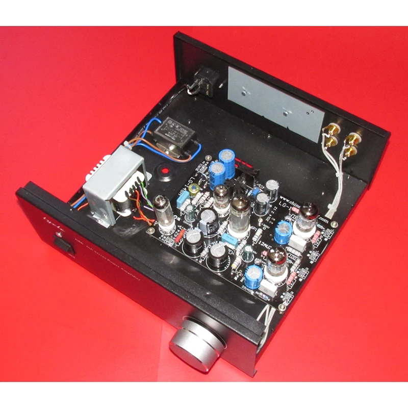 Assembled 12AU7 SRPP Tube Preamplifier Board, With Tube Rectifier & Voltage Regulator, Approx 8x Gain