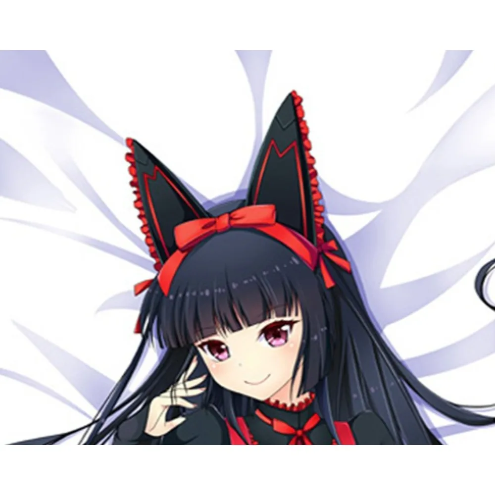 Gate Rory Mercury Printed Long Pillow Cover Anime Home Decor Gift
