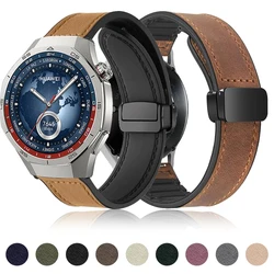 Leather Silicone Strap for Huawei Watch GT 5 Pro 46mm Band Wristband Bracelet for Huawei GT 5 46mm SmartWatch 20mm 22mm Strap