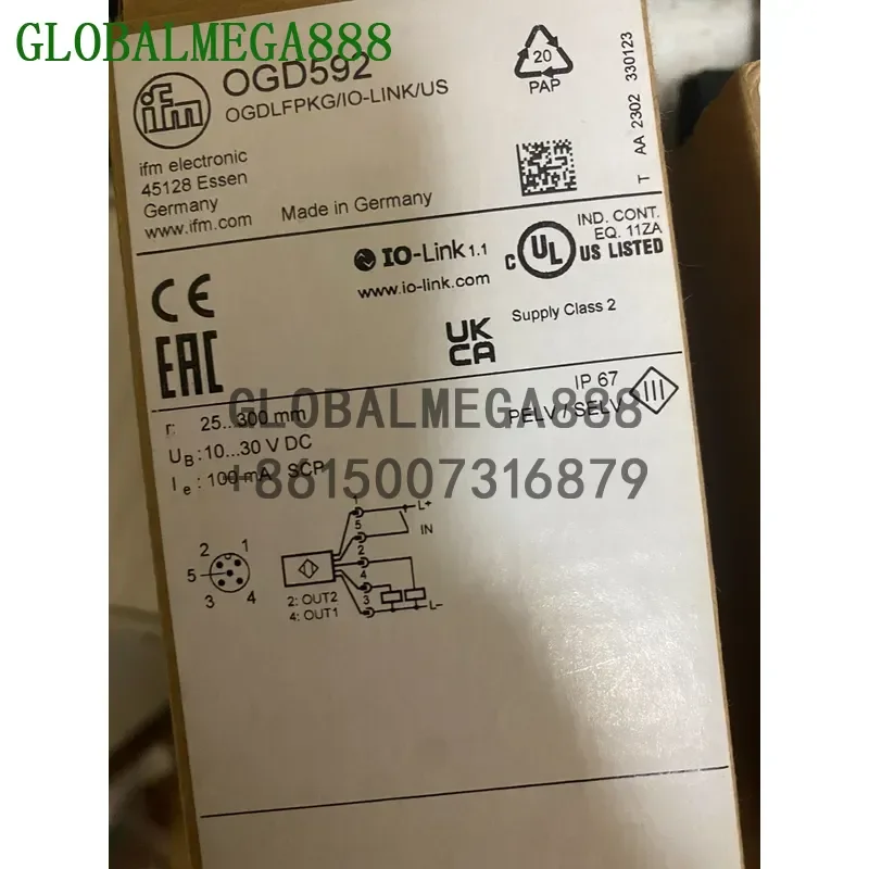 OGD592 Distance Sensor，Brand New Spot Goods, Large Inventory