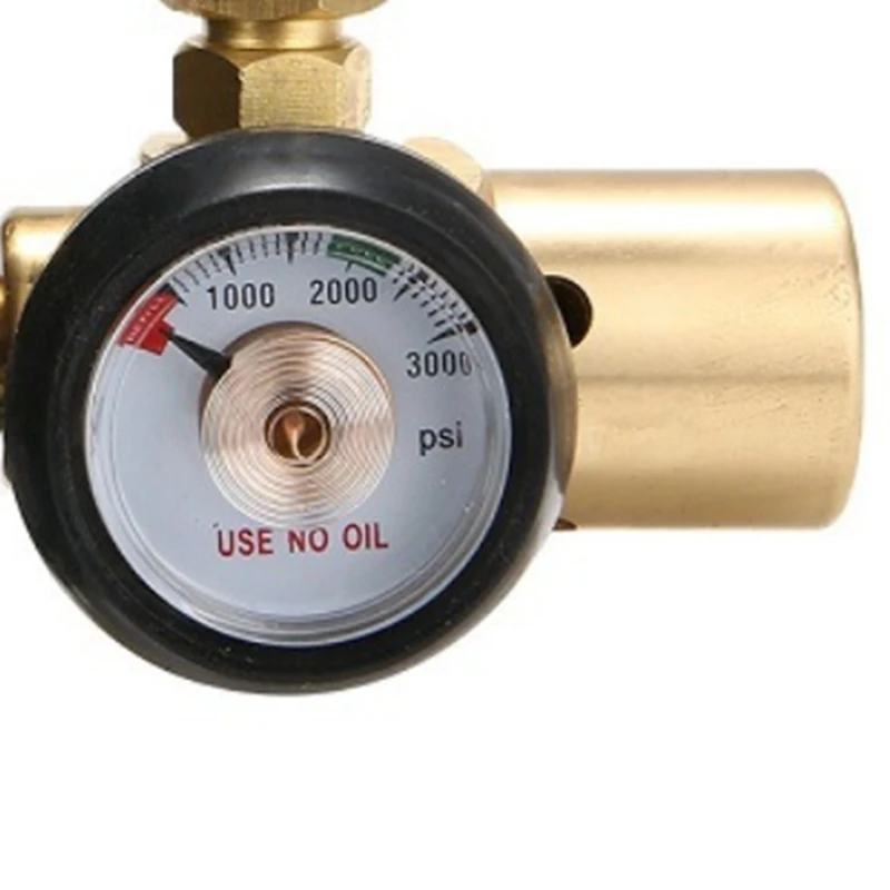 Brass Helium Balloon Inflator Regulator With Pressure Gauge For G5/8 Tank Valve Pressure Regulator,Helium Inflation Tool