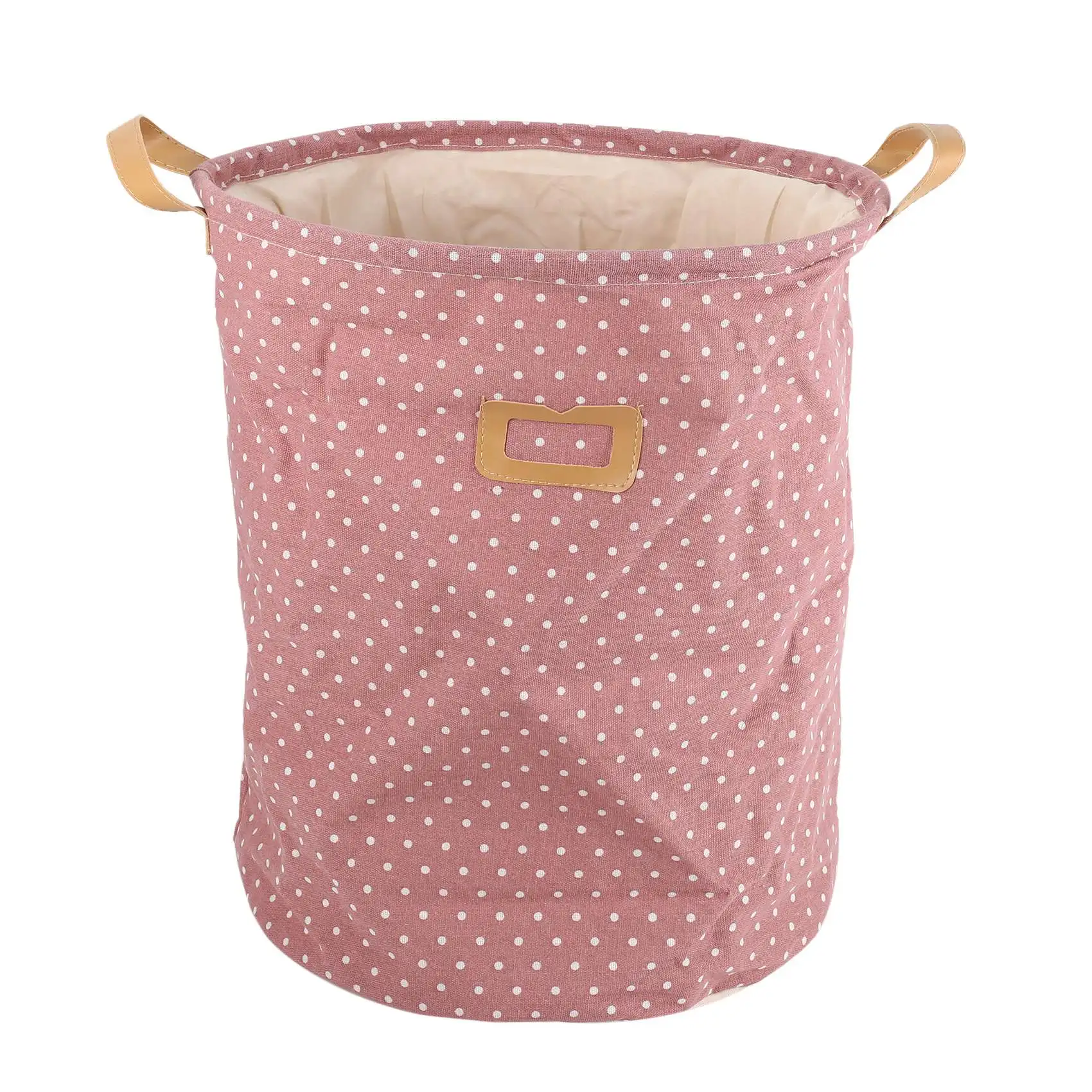 Waterproof Laundry Basket Gift Bag Clothes Storage Basket Home Clothes Bucket Children\'S Toys Storage Laundry Basket Pink