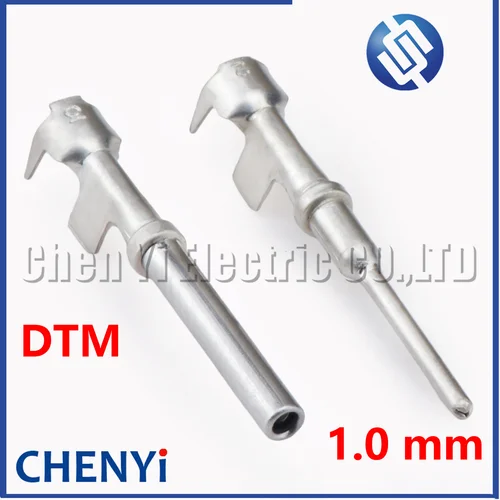 Imagen 1 del producto 50 Uds Deutsch DTM Pin de Terminal de engarzado 1062-20-0122 1060-20-0122 hembra o macho inserto automático resorte terminal redondo tamaño 20AWG G439