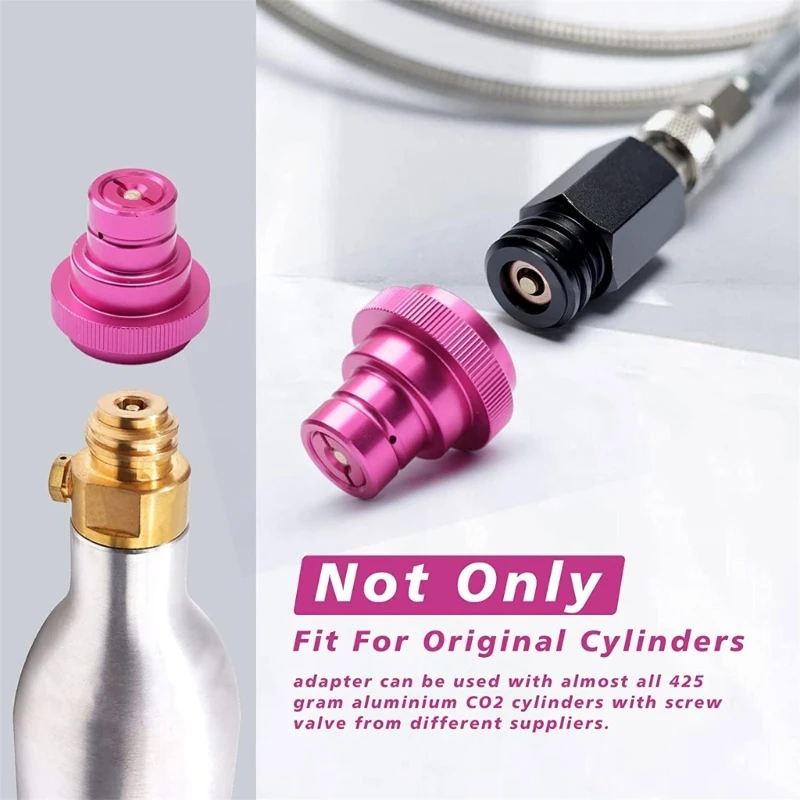 CO2 Cylinders Refill Adapter Quick CO2 Adapter with TR21-4 Male Thread Durable A6HB