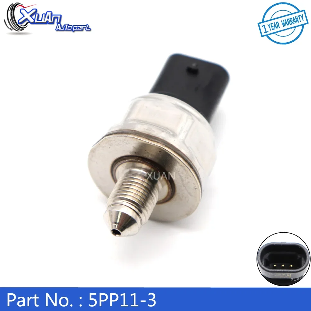 XUAN 5PP11‑3 Fuel Rail Pressure Regulator Sensor Common Rail Valve Switch For Cadillac Chevrolet Replace 12602373