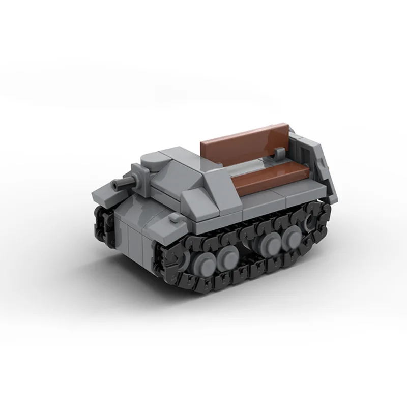 T-20 Komsomolets WW2 Gepantserde Track Tractor Model MOC Bouwstenen Oorlogsuitrusting Modulaire Technologie Geschenken Vakantie Kinderen Speelgoed