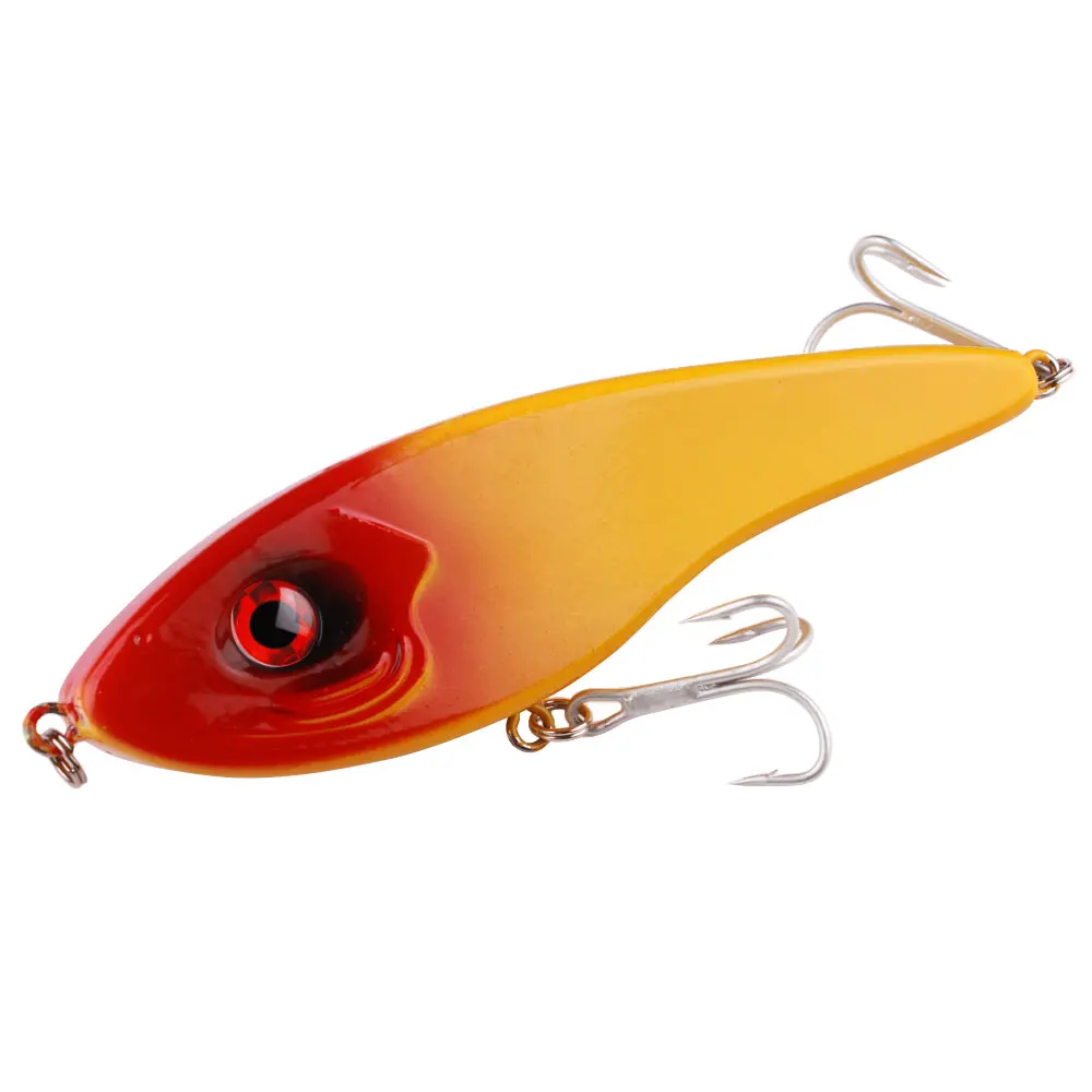 Plastic Bait 54.2g Spinner 3D Eye Fishing lure Realistic fish shape Spinning Gear Luring Cast Fishing Tackle Blade Hook Pesca