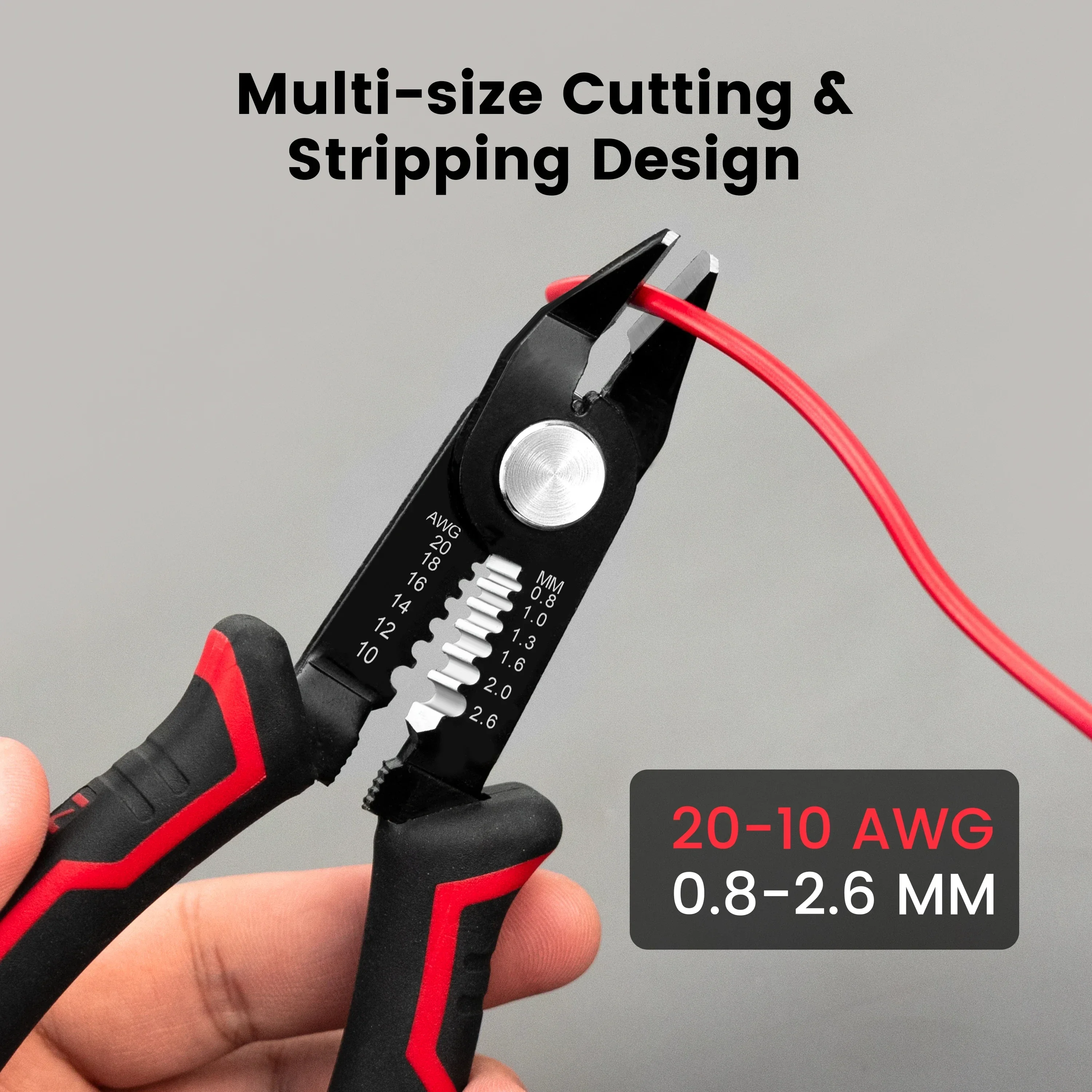 6 นิ้ว Multifunctional Wire Stripper คีมเครื่องมืออัตโนมัติเครื่องตัดสายไฟ CRIMPING ช่างไฟฟ้าซ่อมเครื่องมือ