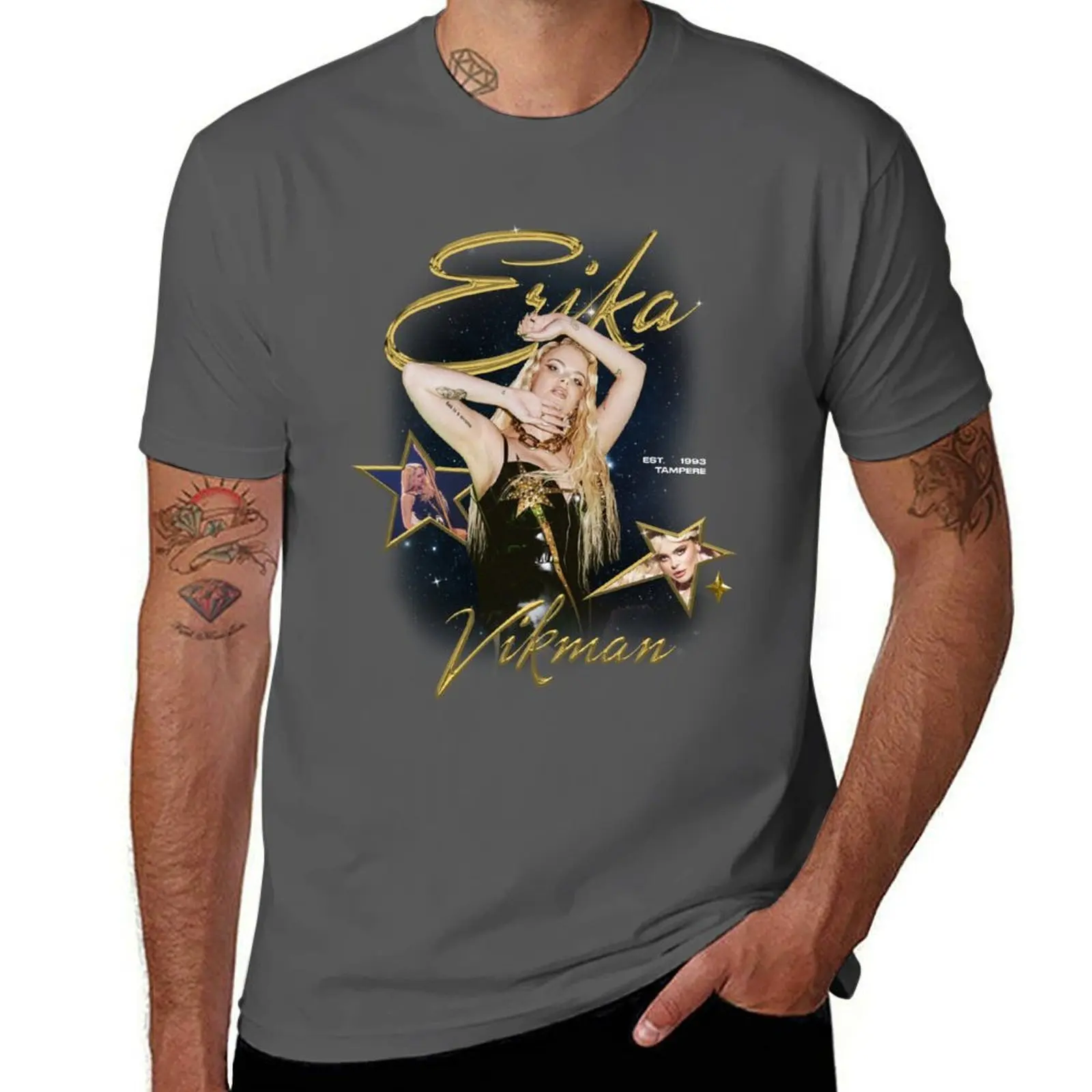Erika Vikman Ich Komme Eurovision 2025 Finland Merch T-Shirt Christmas Casual Tee Shirt