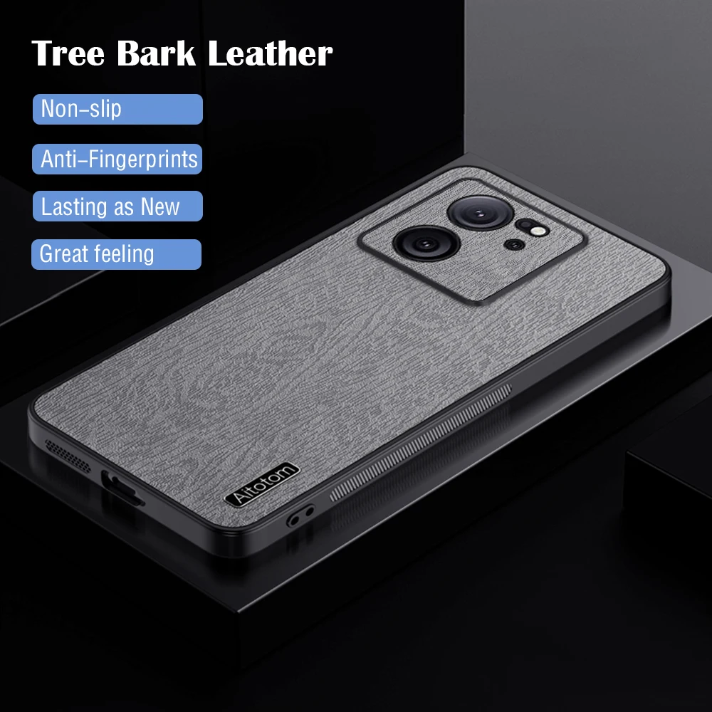 for Xiaomi 13T Pro Phone Case Tree Pattern Leather Luxury Cute Frosted Ultra-thin Soft Cover Xiaomi13TPro 2306EPN60G 23078PND5G