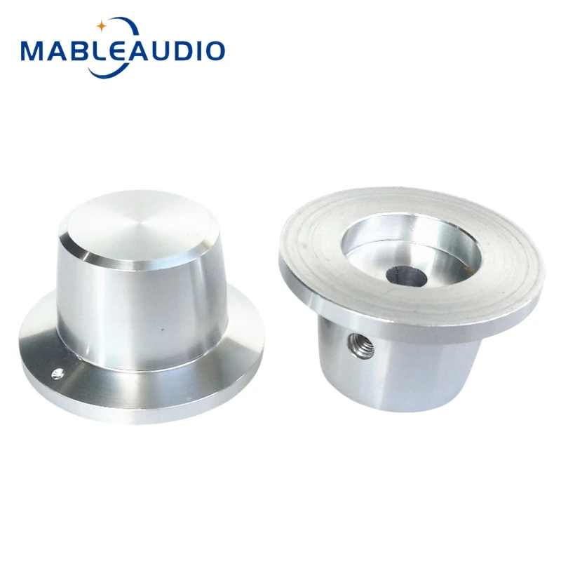 1PCS 38X22X25mm Alle Aluminium Legierung Solide Knopf Potentiometer Volumen HIFI Audio Verstärker CD Ton Zylinder glatte Knopf – Detail 7