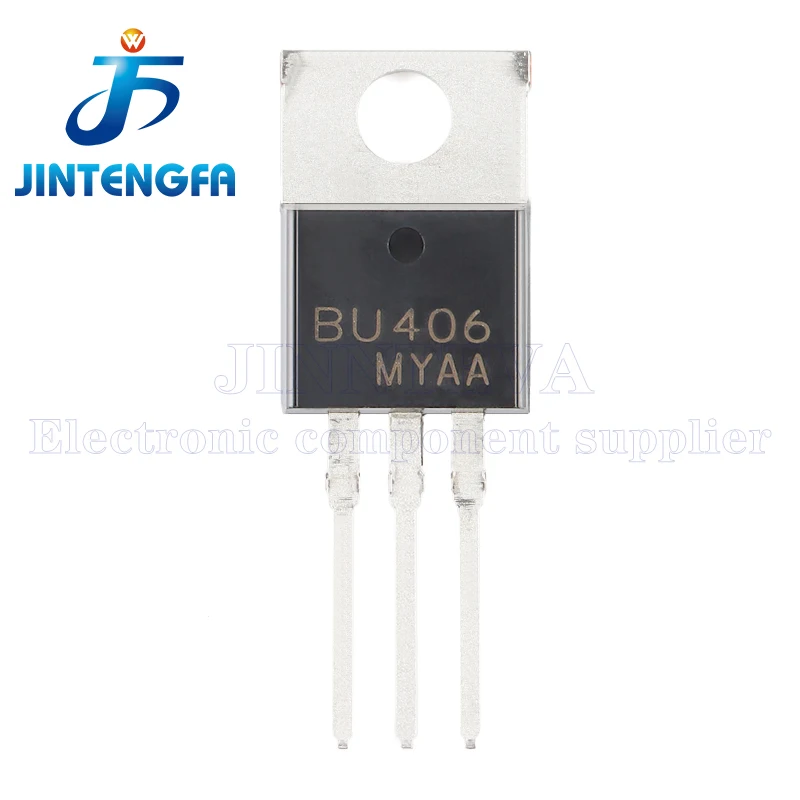 10PCS BU406 TO220 NPN 200V 7A DIP SWITCHING TRANSISTOR Humidifier Triode