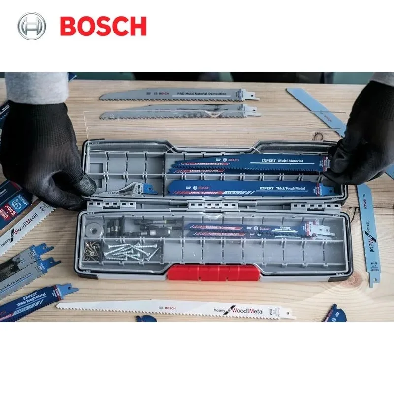 BOSCH 2608438156 PRO Tough Box Large for Accessories Reciprocating Saw Blade Storage Box Bosch Power Tool Accessories